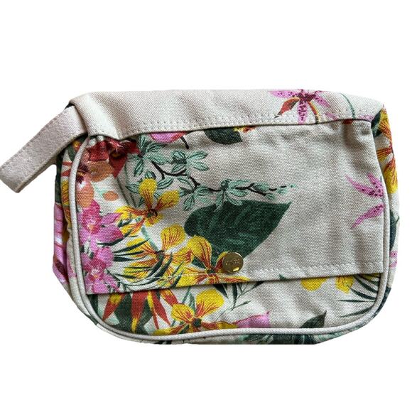 BAN.DO GETAWAY TOILETRY COSMETIC BAG .wish You We’re Here. Makeup. Flowers Bando - Picture 1 of 8